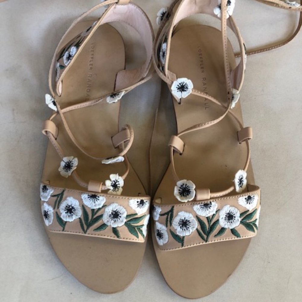 Loeffler Randall Embroidered Summer Sandals
